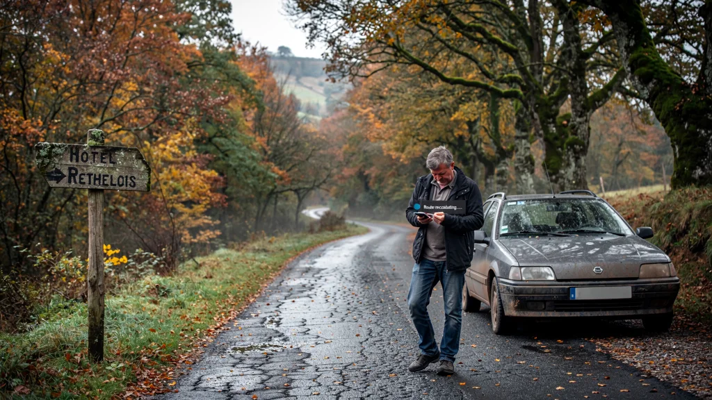 Homme perdu 90 km dans le Rethelois à cause d’un GPS trompeur pour un hôtel de charme isolé