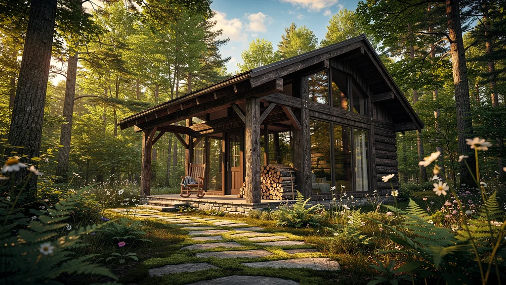 Maison forestière rénovée en location au charme authentique dans un cadre naturel paisible et verdoyant