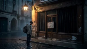 Restaurant fermé le lundi soir à Sedan, ambiance triste de l’échec d’une soirée d’arrivée