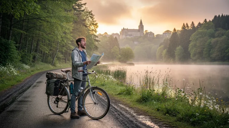 Voyageur réalisant l’erreur de vouloir faire le lac des Vieilles-Forges et Givet en une matinée
